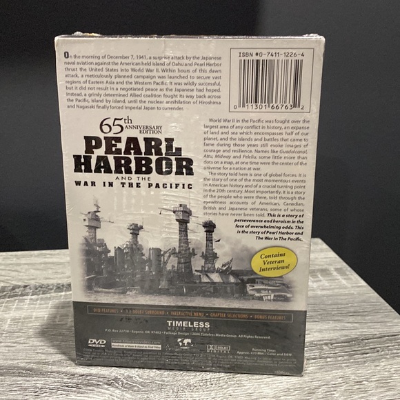 NEW: Pearl Harbor and the War in the Pacific - 65th Anniversary DVD Set - Picture 3 of 5
